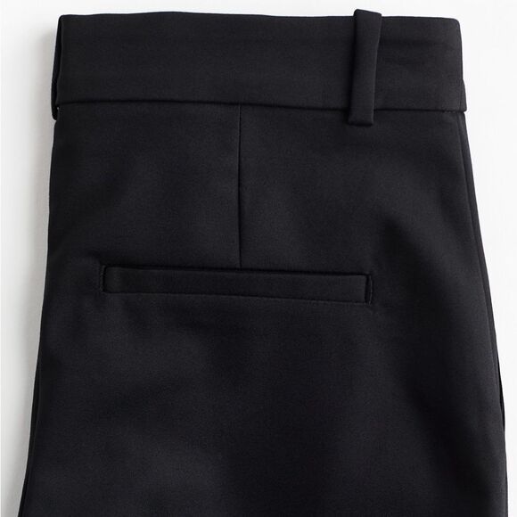 H&M Black Slim Fit Slacks, Size 6 - Picture 6 of 16
